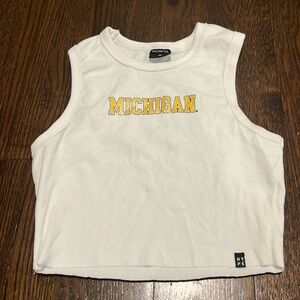 University of Michigan game day tank top